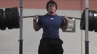 300kg661lbs Pause ATG Backsquat 100 RAW [upl. by Yannodrahc]