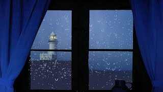 💦 Heavy Storm and Rain Hitting Your Bedroom Window High Quality Rainstorm Atmosphere Sleep Video [upl. by Oicnecserc]