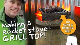 How To Make A Rocket Stove Grill [upl. by Larue77]