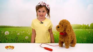 Fluffy Puppies Walking Puppy Poodle Unboxing Video Smyths Toys [upl. by Yevad]