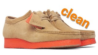 How To Clean Your Wallabee Clarks [upl. by Semreh]