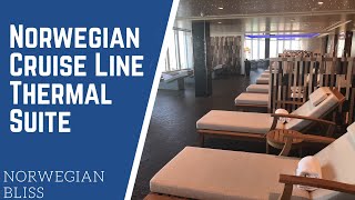 Thermal Suite Norwegian Bliss Spa Day on a Cruise [upl. by Enila288]