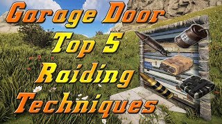 Rust Console How To Raid A Garage Door Explosive Ammo amp Satchel Charge Top 5 Raiding Techniques 2021 [upl. by Haman]