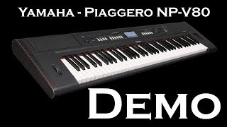 Yamaha Piaggero NPV80  Demo [upl. by Alyosha337]