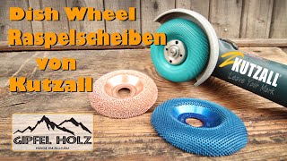 Kutzall Raspelscheiben Vorstellung Benutzung und Test  Dish Wheels [upl. by Ettenay705]