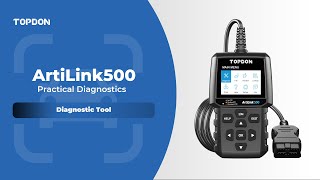 TOPDON ArtiLink500  OBDII Code Reader [upl. by Ranique]