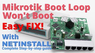 How to Fix Mikrotik Boot Loop Boot Error amp Keep Rebooting [upl. by Giwdul]