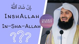 Inshallah or InShaAllah  Mufti Menk  How to write it [upl. by Heater]