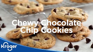 How to Make Chewy Chocolate Chip Cookies  Kroger Recipes  Kroger [upl. by Roda]