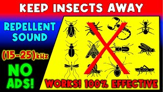 ANTI INSECTS REPELLENT SOUND ⛔🦟 KEEP INSECTS AWAY  ULTRASONIC SOUND [upl. by Eeleimaj773]