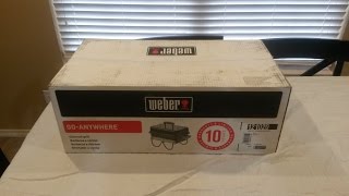 Weber GoAnywhere Grill 1 Unboxing and Assembly [upl. by Elmajian905]