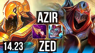 AZIR vs ZED MID  KR Master  1423 [upl. by Wald]