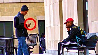 Smashing Peoples Phones Prank [upl. by Eeramit]