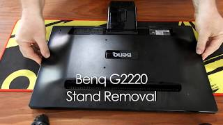 Benq G2220 Monitor Stand Removal [upl. by Leler]