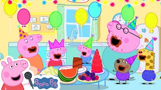 Happy Birthday to You Song with Peppa Pig  Peppa Pig Official Family Kids Cartoon [upl. by Ennyroc]