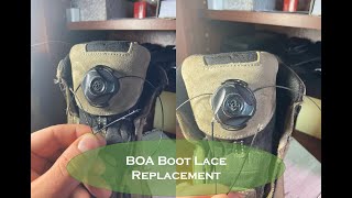 How To Replace BOA Boot Laces [upl. by Tansy]