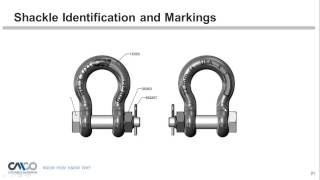 Safety Webinar Proper Use of Shackles [upl. by Dazhehs]