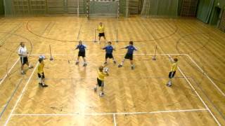 Basic Handball  Defensive Small Groups [upl. by Hsot]