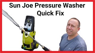 Sun Joe Pressure Washer Repair  Wont Turn on and Spray [upl. by Cyprian]