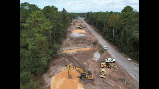 Crestview Florida Bypass Phase V progress 102021 [upl. by Zwick]