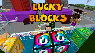 LUCKY BLOCKS  Vegetta VS sTaXx VS Willyrex  SIMPSONS CENTRAL NUCLEAR [upl. by Nwahsek744]