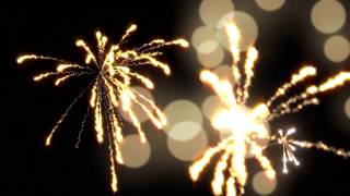 Happy New Year  Free Fireworks Background VFX Free Video  royalty free  HD [upl. by Ardyth]