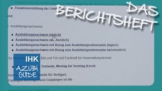 Berichtsheft Tutorial  IHK Azubi Guide [upl. by Maury]