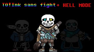 Undertale  TOInk sans full fight  hell mode [upl. by Etra318]