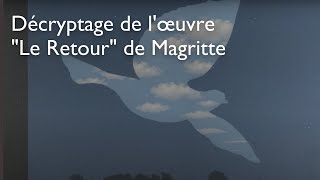 MAGRITTE  RENOIR LE SURRÉALISME EN PLEIN SOLEIL  Décryptage de loeuvre quotLe Retourquot de Magritte [upl. by Treblig125]