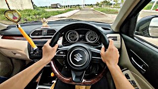 Maruti Suzuki Dzire  POV drive  inside view  SDRIVE [upl. by Matless987]