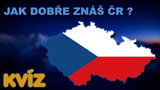 JAK DOBŘE ZNÁŠ ČR  KVÍZ 🇨🇿 [upl. by Rasaec]