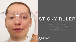 Deluxe Brows Microblading  Eyebrow Mapping Tutorial [upl. by Violette]