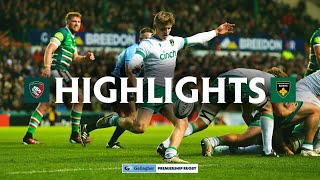 Highlights  Leicester Tigers v Northampton Saints [upl. by Tlihcox]