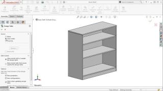 Assembly Design Tables in SOLIDWORKS 2016 [upl. by Brie]