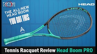 HEAD Boom Pro Racquet Review  Tennis Express [upl. by Nivert]