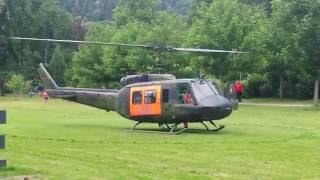 Bundeswehr  Start SAR 41 Bell UH1D 7073 [upl. by Anyala]