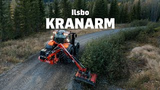 Ilsbo AT 500 R  Buskröjare och kranarm [upl. by Enileoj]