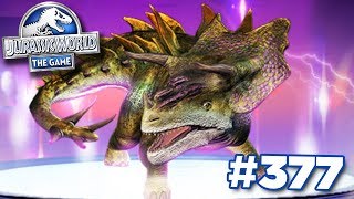 NEW SUPER HYBRID MONOSTEGOTOPS  Jurassic World  The Game  Ep377 HD [upl. by Itsyrc91]