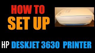 HP DeskJet 3632 WiFi SetUp Mac Os review [upl. by Enoob]