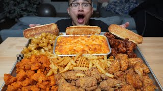 The Ultimate FRIED CHICKEN PLATTER Recipe [upl. by Eirual]