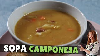 A melhor sopa de legumes portuguesa  sopa camponesa [upl. by Enneles771]