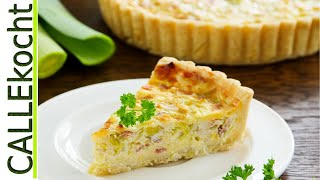 Quiche Lorraine Lecker Gemüseauflauf So gelingt sie perfekt Rezept [upl. by Rehpotsrik447]