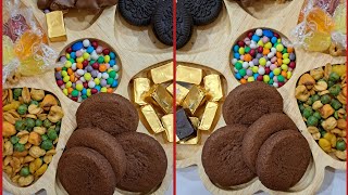 Filling Platter with Sweets🍩🧁🍥LatestSatisfying ASMR🎧 [upl. by Ydne]