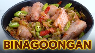 Binagoongan  Chicken Stew with Shrimp Paste  Filipino Recipe [upl. by Seravaj]