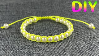 DIY Your Beaded Bracelet Tutorial  How to Make Bracelet with Beads  Easy Bead Jewelry Making Ideas [upl. by Micheline]