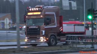 4K Scania 164L 480 V8  Tonerud Transport [upl. by Janerich]