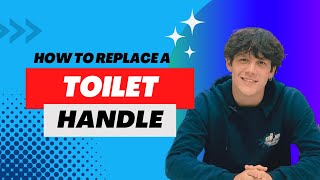 How to Replace a Toilet Handle Lever DIY [upl. by Noeled271]