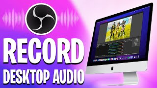 How To Record Mac Desktop Audio in OBS FREEIntel  M1 [upl. by Nell922]