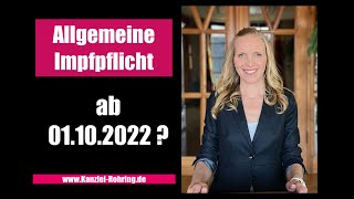 Allgemeine Impfpflicht ab Oktober [upl. by Auberbach]