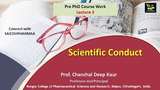 Scientific Conduct and Misconduct  Pre PhD Course Work [upl. by Hervey]